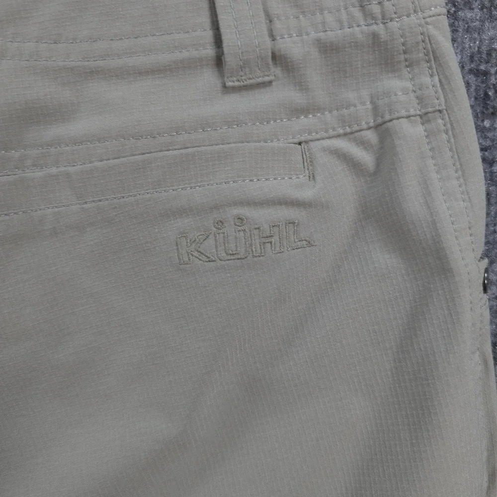 Kuhl Shorts Mens 32 Beige Silencr Kargo Chino Hiking Travel Performance 5230